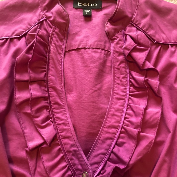 bebe blouse - Raspberry, size L - Picture 3 of 4